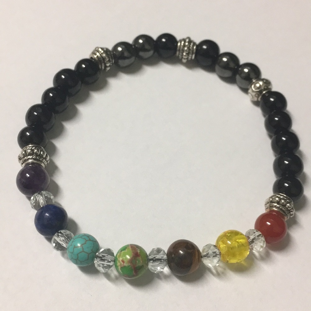 Chakra Healing Stone Bracelet